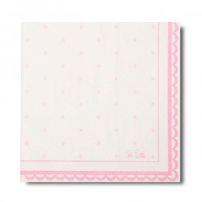 Servietter, Lyserde prikker, frokoststr. 16 stk.