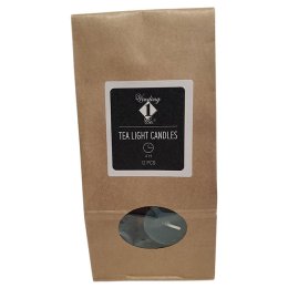 Mrkegrnne fyrfadslys, 12 stk.