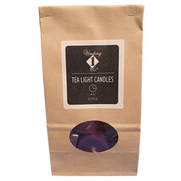 Mrk Lilla fyrfadslys, 12 stk.