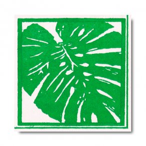 Caspari servietter, Monstera, frokoststr. 20 stk.