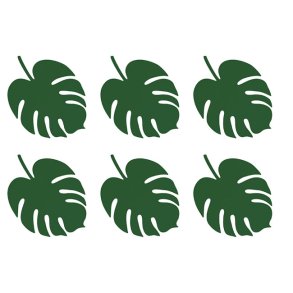 Bordkort, Monsterablad, 6 stk.