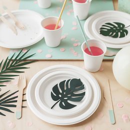 Bordkort, Monsterablad, 6 stk.