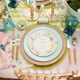 Paptallerkner fra Caspari, Forret/Dessert - pskeg, 8 stk