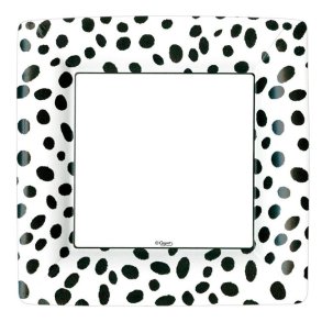 Caspari Paptallerkner Middag, Black spots - 8 stk.