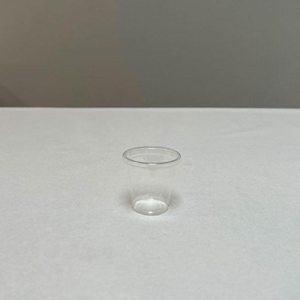 Snapseglas/shotglas, bionedbrydelige, 3 cl. 100 stk.