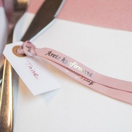 Borddkning Rosa/Hvid