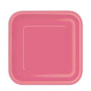 Paptallerkner Middag - Ruby rd, 14 stk.