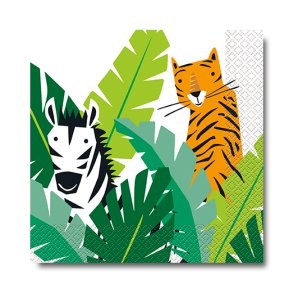 Servietter med Safari, 16 stk.