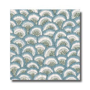 Caspari Servietter, Scallop bl, frokoststr. 20 stk.