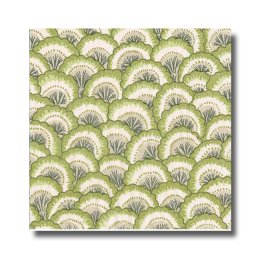 Caspari Servietter, Scallop grn, frokoststr. 20 stk.