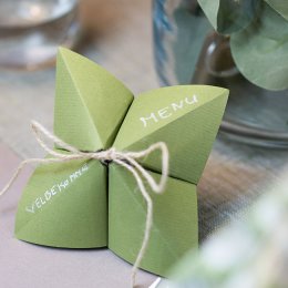 Borddkning Scallop Grn