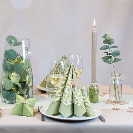 Borddkning Scallop Grn