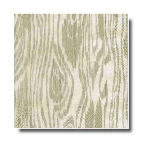 Caspari servietter, Woodgrain, middagsstr. 20 stk.