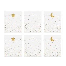 Slikpose/Treat bags, stjerner, 6 stk.