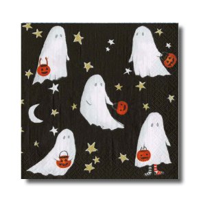 Caspari servietter, Ghost,  kaffeserviet, 20 stk