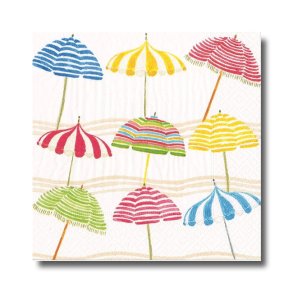 Caspari Servietter, Strandparasoller, frokoststr. 20 stk.