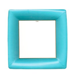 Caspari Paptallerkner Middag - Turkis, 8 stk.