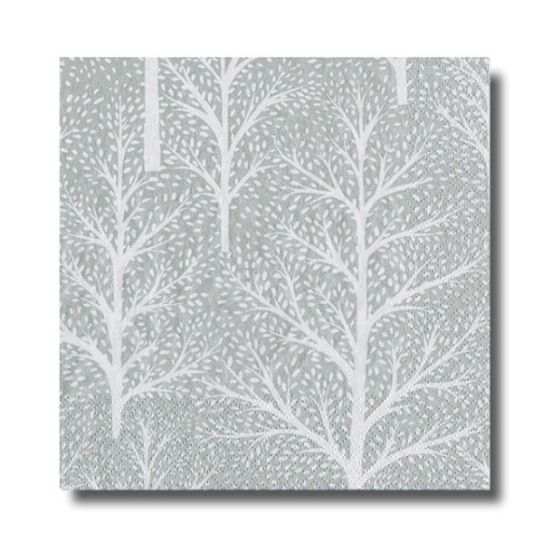 Caspari servietter, Winter Trees, middagsstr. 20 stk.