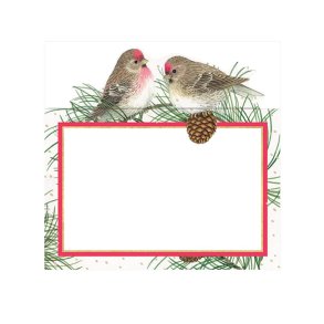 Bordkort fra Caspari, Woodland Birds, 8 stk.