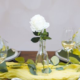Borddkning Yellow rose