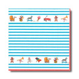 Caspari Servietter, Bebe blue, kaffestr. 20 stk.