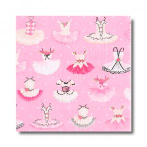 Caspari Servietter, Ballet, frokoststr. 20 stk.