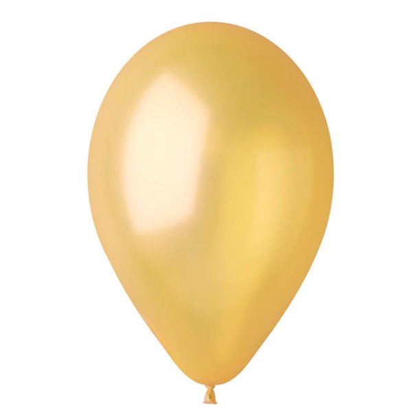 Balloner, Guld perlemor, 8 stk.
