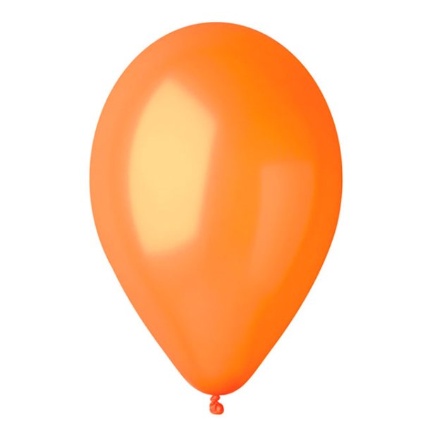 Balloner, Orange perlemor, 8 stk.