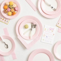 Caspari Servietter, Bebe pink, kaffestr. 20 stk.