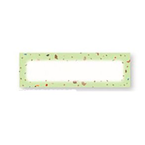 Bordkort/Glaskort - Terazzo grn, 10 stk.