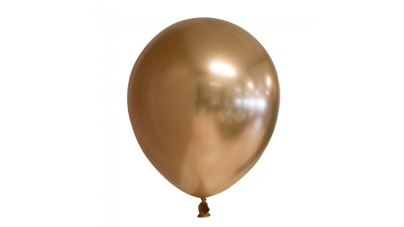 Balloner, Chrome guld, 8 stk.