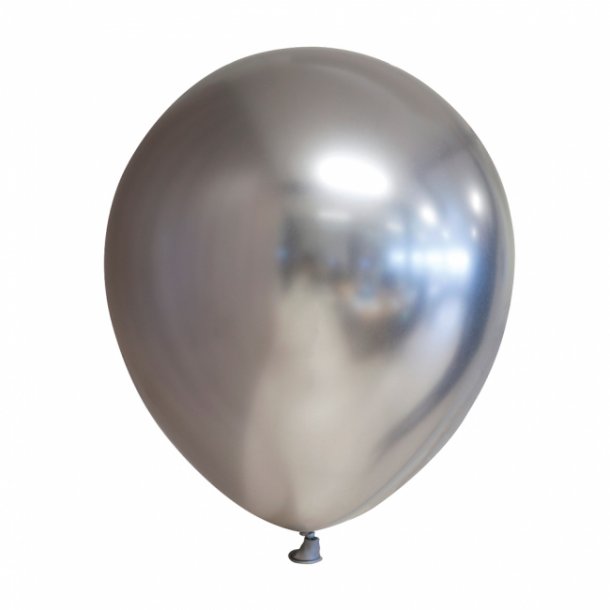 Balloner, Chrome slv, 8 stk.