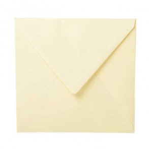 Kuvert, Creme 16,5 x 16,5
