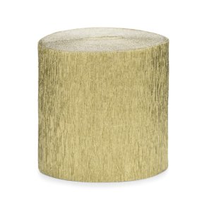 Crepe p rulle, Guld, 4 sm ruller