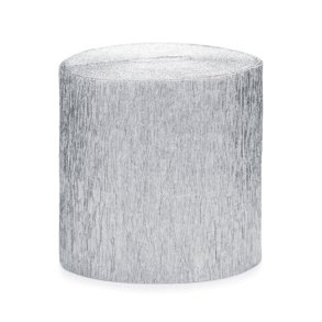 Crepe p rulle, Slv, 4 sm ruller