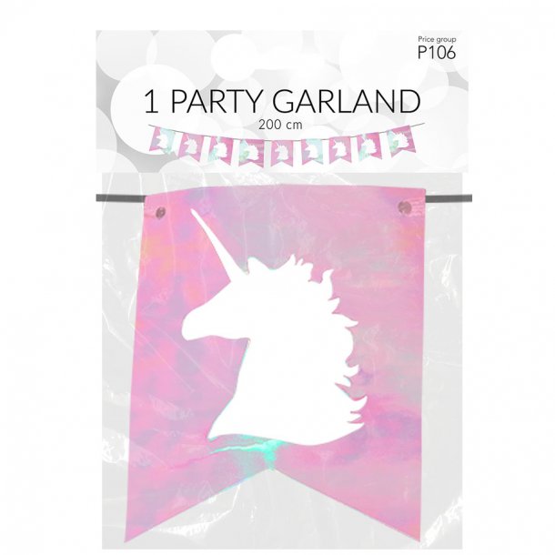 Guirlande Enhjrning, 2 meter