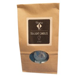 Turkis fyrfadslys, 12 stk.