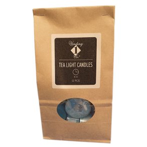 Turkis fyrfadslys, 12 stk.