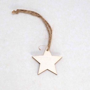 Bordkort / hngemrke, Stjerne, 1 stk.
