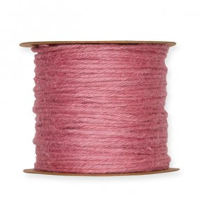 Naturhamp/jutebnd, gammelrosa, 50 meter