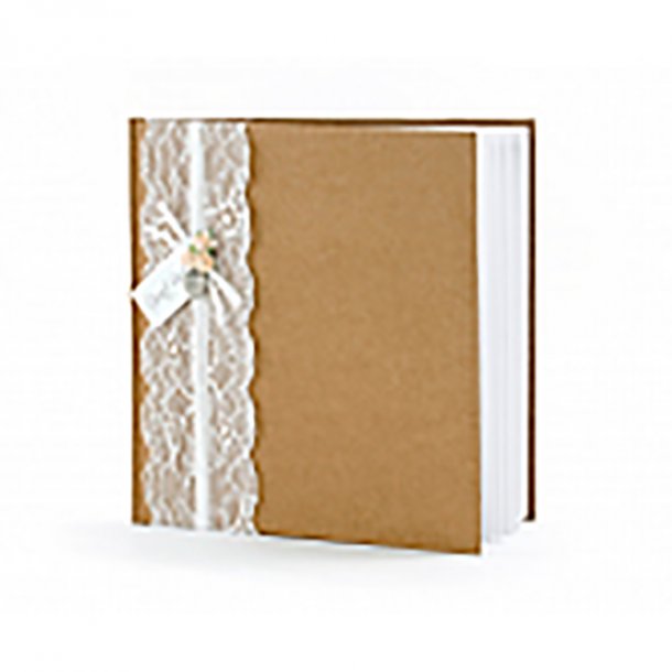 Gstebog, Kraft/kvist med blondebnd