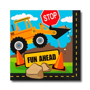 Servietter med Lastbiler, 16 stk.