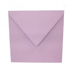 Kuvert, Lyslilla, 16,5 x 16,5