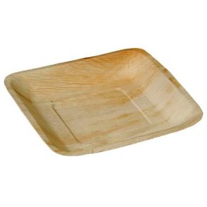 Bionedbrydelig Palmeblad Middagstallerken, 25 stk.