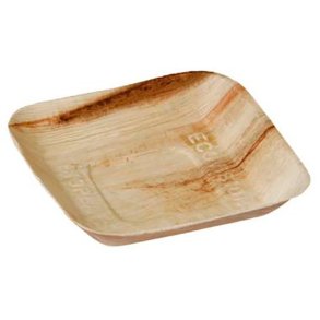 Bionedbrydelig Palmeblad Frokosttallerken , 25 stk.