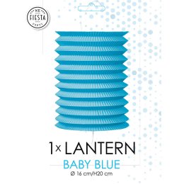 Papirlanterne cylinder, lysebl 16