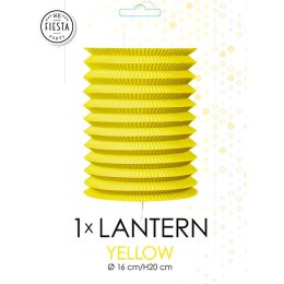 Papirlanterne cylinder, gul 16