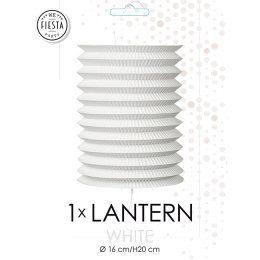 Papirlanterne cylinder, hvid 16