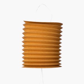 Papirlanterne cylinder, guld 16