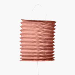 Papirlanterne cylinder, rosegold 16